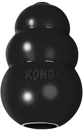 KONG Extreme Dog Toy - Fetch & Chew Toy For Power Chewers - Treat Dispenser - Durable Natural Rubber Material - For X-Large Dogs