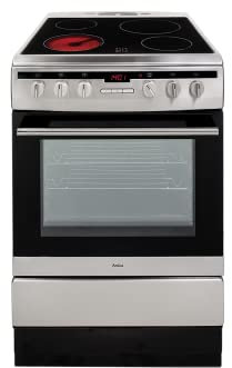 Amica 608CE2TAXX Freestanding Ceramic Top Cooker 60 cm Stainless Steel