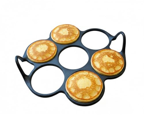 Patisse 19233 bakform för 7 mini Blinis Starflex av silikon svart 23 x 7 x 5 cm
