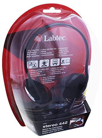 Labtec 981-000083 Stereo 442 Kopfhörer für PC Voice Access