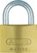 ABUS Vorhängeschloss 45/50 aus Messing - inkl. 5 Schlüssel - mit Präzisions-Stiftzylinder mit Pilzkopfstiften - 20077 - ABUS-Sicherheitslevel 5 - Messingfarben