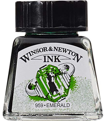 Winsor & Newton 14 ml Drawing Ink Bottle - Emerald