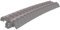 Märklin 24315 – Gebogenes Gleis, 6er Set, C-Gleis, Spur H0