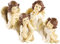 infactory Engelfiguren: Große Deko-Weihnachtsengel im 4-er Set (Engelfiguren Weihnachten, Deko Engel Weihnachten, Advent)