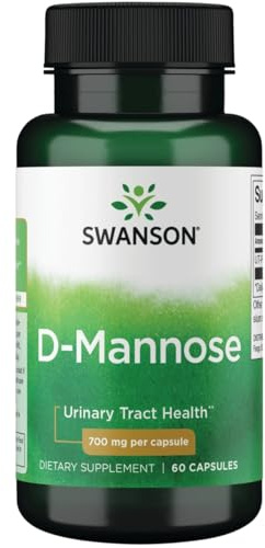 Swanson D-Mannose 700 Milligrams 60 Capsules