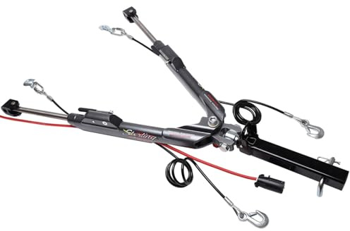 Roadmaster 576 Sterling All Terrain Tow Bar fits Roadmaster Baseplates | Hauls Up to 8,000 lbs | Non-Binding Design | Large Hook-Up Radius | Powder-Coated Finish