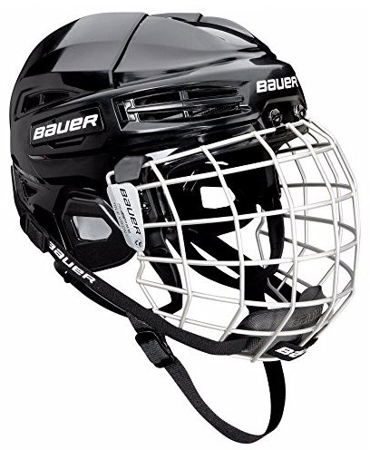 Bauer Helm mit Gitter IMS 5.0, Kopfumfang 54-58, in der Farbe blk