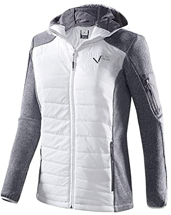 Black Crevice Damen Hybridjacke (weiß, 40)