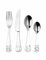 Viners Childrens Bertie Bear 4-Piece Cutlery Set, Gift Box