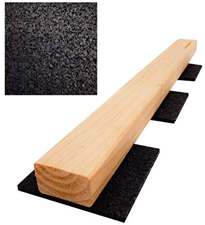 Lastre in granulato di gomma per la pavimentazione di terrazze, 50 pezzi, 6mm