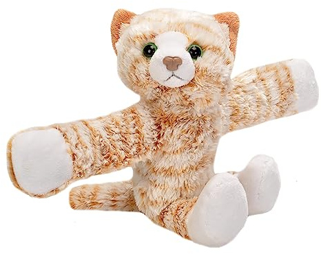 Wild Republic - Huggers, Gato peluche con brazalete de presión integrado, 20 cm (19566) , color/modelo surtido