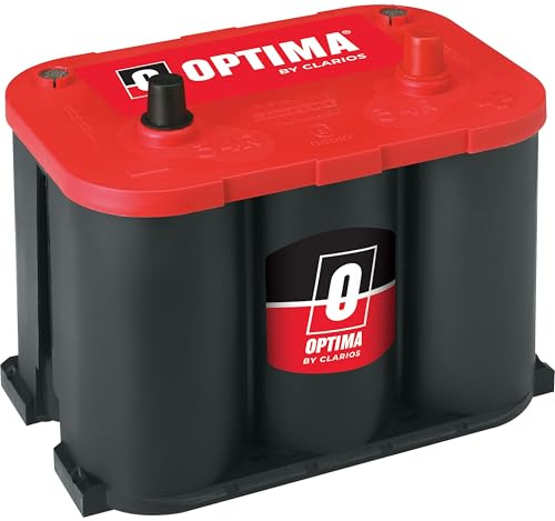 OPTIMA Batteries High Performance 34R RedTop Sealed AGM Car, Truck and SUV Starting Battery, 800 CCA, SAE Terminal, Maintenance Free, Versitile Mounting