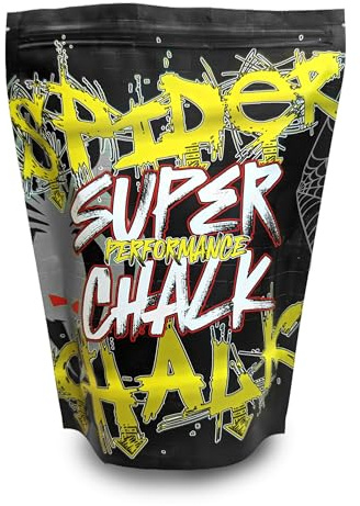 SPIDER CHALK Climbing Chalk Lab-Grade Powder Large 10 oz. Bag. Skin-Friendly, Better Performance - Made in The USA.