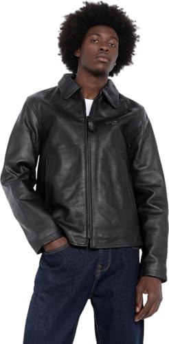 Schott Hombre Chaqueta Not Applicable, Negro (Noir), (Talla del Fabricante: Large)