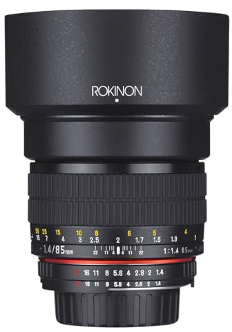 Rokinon 85M-E 85mm F1.4 Fixed Lens for Sony, E-Mount and for Other Cameras,Black
