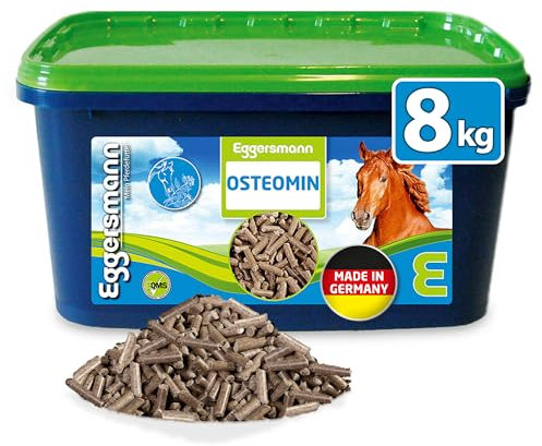 Eggersmann Mein Pferdefutter Osteomin Pellets 8 kg – Mineralfutter für Junge Pferde – Zur Unterstützung der Entwicklung wachsender Pferde – Pferdefutter mit ausgewogenem Calcium-Phosphor-Verhältnis