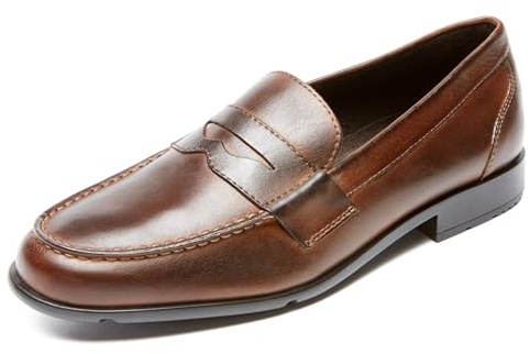 Rockport Classic Loafer Penny Uomo US 10.5 Marrone Larga Mocassini