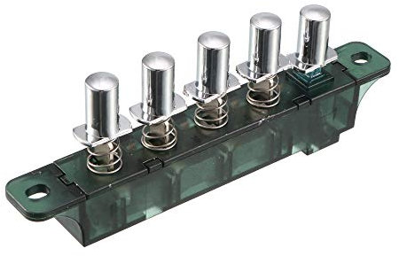 Sourcingmap AC 250V 4A 3-Interlock 1-Reset 1-Latching 5 Keys Switch for Range Hood