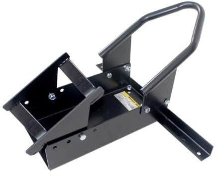 MaxxHaul 80077 Standard Motorcycle Wheel Chock with Pivoting Cradle