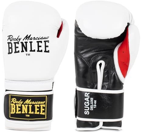 BENLEE Rocky Marciano Boxhandschuhe Sugar Deluxe, White, 16 oz, 194022