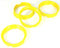 4 anneaux de centrage 72,6 x 65,1/72 6 sur 65 1 jaune