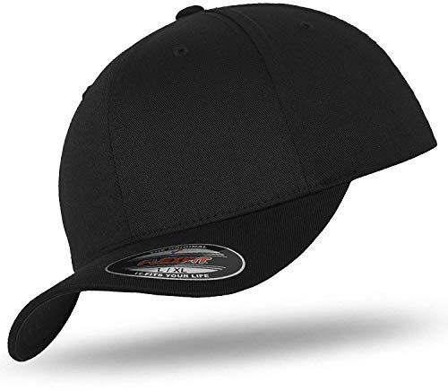 Flexfit Original Basecap Baseball Cap Kappe Black/Black -Youth