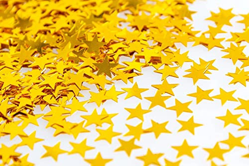 14 Gram Golden Stars Table Scatter Confetti Birthday Wedding Anniversary Christmas Festive Party Decorations, Gold