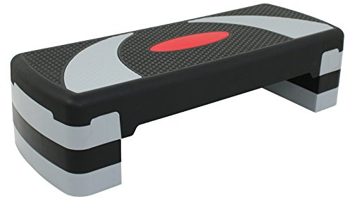HomGarden - 31 Aerobic Step Platform Workout Fitness Adjustable Height 4, 6 and 8 Set of 1