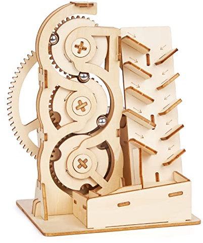 Sarsumir 3D Puzzle Holzpuzzle Mechanische Modellbau Zahnrad Mechanische Construktion Handwerk Modelle Holzbausatz zu Bauen von Wasserrad Baugruppen DIY Bausatz für Kinder Jugendliche Erwachsene