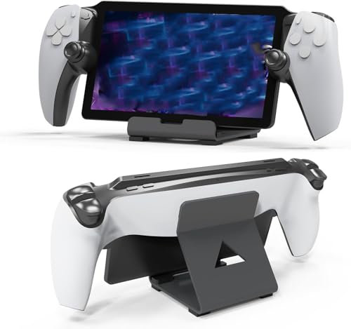 ZLiT PS-Portal-Handkonsolenständer, Handheld-Spielkonsolen-Tablet-Ständer, Desktop-Halterung für PS-Portal für Steam-Deck/für ROG/für Switch (schwarz)