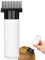 Hair Oil Applicator Bottle Hair Oiling Applicator 180ml Root Comb Applicator Bottle with Clear Scale and 13 Oil Outlets Portable Hair Dye Bottle for Hair Care Black Head with Clear Body