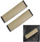 WINUERK 2PCS Copertura Cintura di Sicurezza Auto, Copertura Della Cinghia del Sedile, Protettore Della Cintura di Sicurezza, Copri Cinture di Sicurezza in Fibra di Cuoio Adatti Alle Auto (Beige)