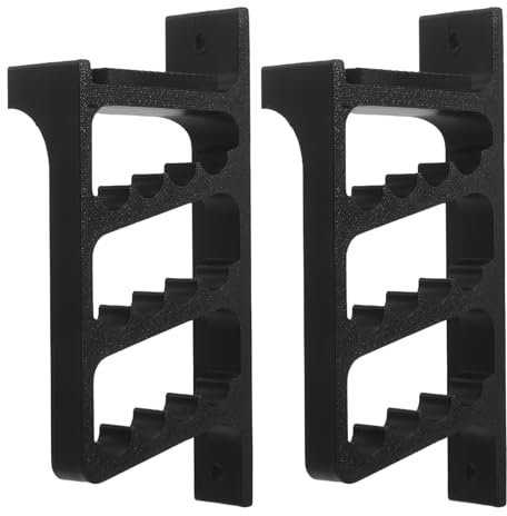 Mikinona Supporto da Parete per Dardi e Archi Nero Staffa Robusta per Tiro con Arco Porta Dardi Ergonomico e Salvaspazio per Casa e Club Montaggio Facile