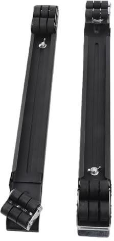 AMONIDA Utdragbar Apparatrulle Heavy Duty 300KG Lastlager för Kylskåp Tvättmaskiner och Torktumlare 45-70cm Justerbar Järnbas (Svart)