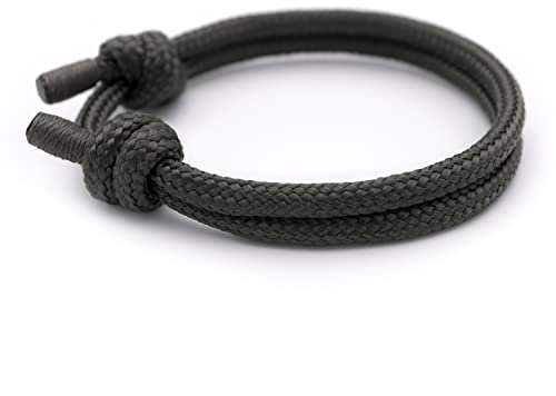 Wind Passion – Surfer Armband aus Segeltau für Männer und Frauen – Verstellbares Paracord für Segler, Outdoor-Liebhaber und Abenteurer – Wasserdichtes Seemannsgarn Accessoire für Sport und Freizeit
