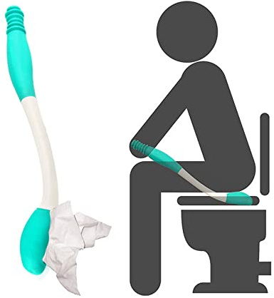 Aide à l'essuyage, aide pour les toilettes, aide au papier toilette, aide à l'essuyage pour les personnes âgées enceintes (1)