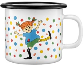 Muurla Pippi Longstocking Hoppsansa Emaille-Tasse 25cl