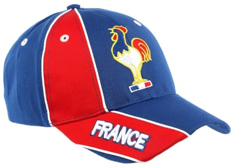 Nyls Création Barnkeps Frankrike trefärgad flagga tupp 6 är 11 år gammal - pojke, Färg: blå, One Size