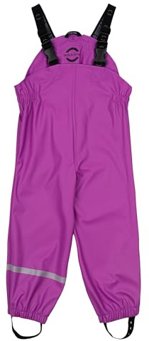 Mikk-line Pantalones de lluvia para bebé, impermeables y resistentes al viento, para niñas y niños, ideales para la lluvia y el barro, pantalones de barro para niños con tirantes ajustables
