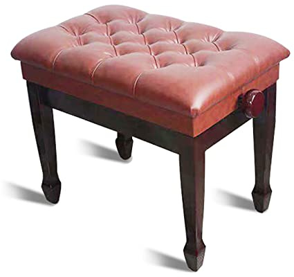 XAoSCd Tabouret De Piano Réglable avec Compartiment De Rangement pour Musique Tabouret De Piano Moderne avec Siège Rembourré pour La Maison Et Le Professionnel, Beau Paysage Brun,