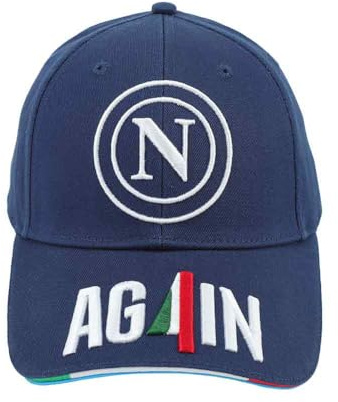 Enzo Castellano SSC Napoli 124013 Cappellino da Baseball, Blu, Taglia Unica Unisex-Adulto