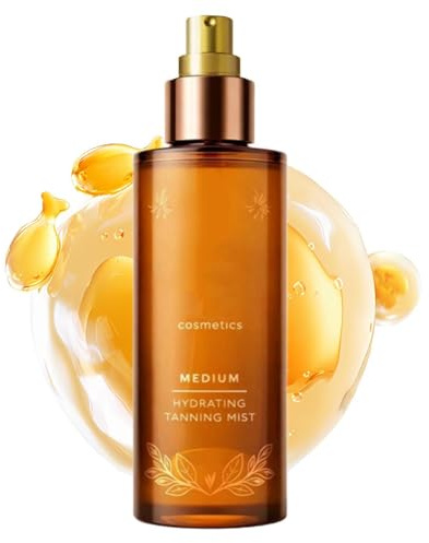 Autoabbronzante per il viso, abbronzante con lucentezza naturale, 100 ml