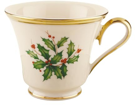 Lenox 146504030 Holiday Teacup, Christmas Drinkware