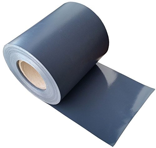 35m Sichtschutz Rolle anthrazit RAL 7016, Materialstärke 0,45 kg/m², inkl. 20 Kunststoff-Clips, Rollenbreite 19cm, für Gartenzäune, EIN- oder Doppelstabmatten-Zäune mit Maschenhöhe 20 cm, Model 8999