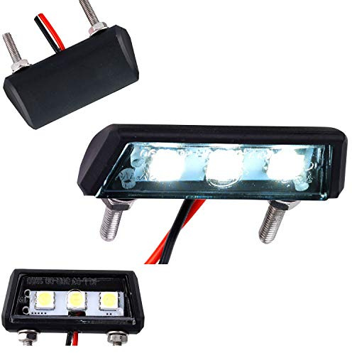 Germany Motorsports Mini LED Kennzeichenleuchte Kennzeichenbeleuchtung Motorrad Auto Kfz Quad ATV schwarz