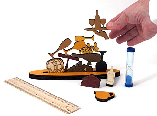 Recent Toys Constantin Puzzles - Stack and Balance - After Party Stacking party game for families, adults, great gift idea for men and women