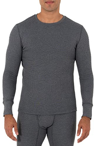 Fruit of the Loom Pyjamasöverdel för män, Greystone Heather, M