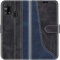 Mulbess Handyhülle für Samsung Galaxy M31 Leder Hülle, Ledertasche mit Bookstyle, TPU Stoßfeste, Magnetverschluss, Aufstellfunktion, Stilvoll Schwarz