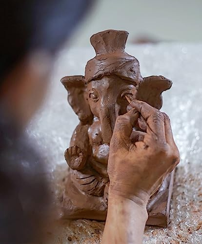 Meetakriti DIY Ganesha Clay KIT - 7 Idol
