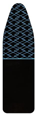 Cecotec Funda de Tabla de Planchar StrongBoard 400 Borneo. Funda 100% algodón, 4 mm de Espesor, Protección ignífuga, Tamaño 135 x 55 cm